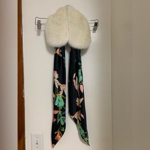 Anthropologie Faux Fur Scarf size OS